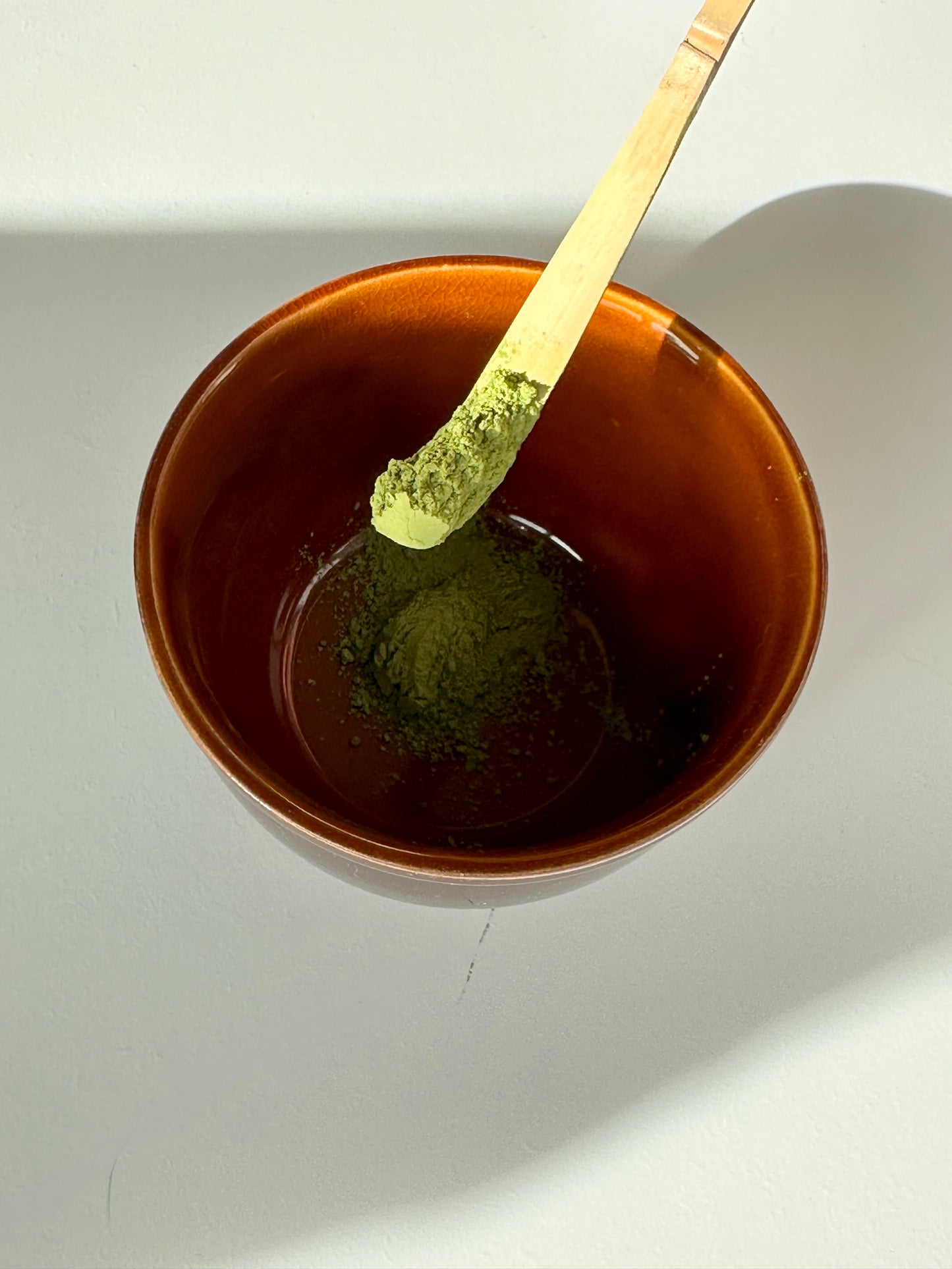 Cuillère à matcha en bamboo