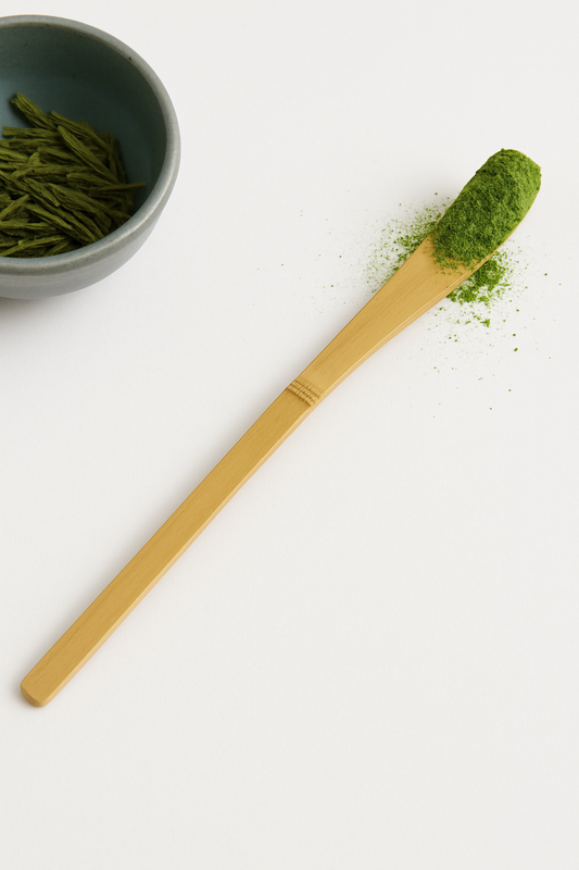 Cuillère à matcha en bamboo